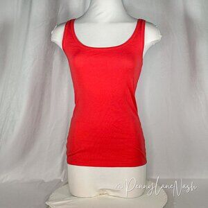 Ann Taylor Loft Live Love Cotton Tank Top Red